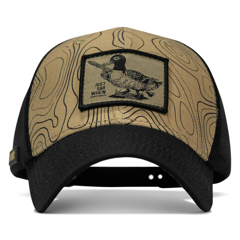 Load image into Gallery viewer, Just Say When Patch Original Ripstop Snapback Hat
