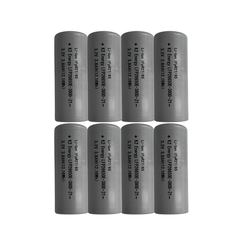 Load image into Gallery viewer, K2 26650 3.2V 3800mAh LiFePO4 Battery Cells

