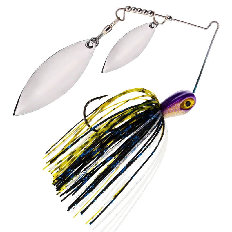 Load image into Gallery viewer, Reaction Tackle Lead Double Willow Blade Spinnerbait Jigs (3-Pack)
