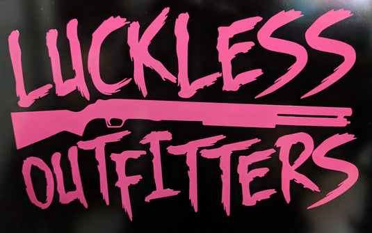KA Luckless Outfitters Decal (Pink)