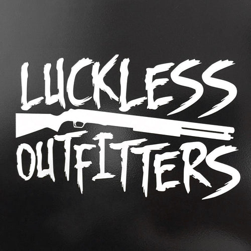 KA Luckless Outfitters Decal (White)