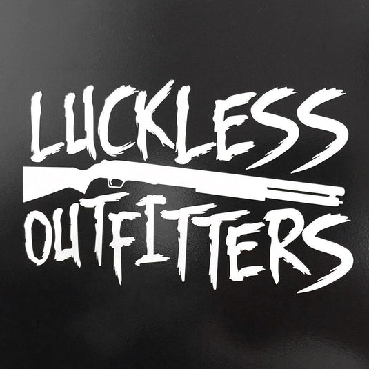 KA Luckless Outfitters Decal (White)