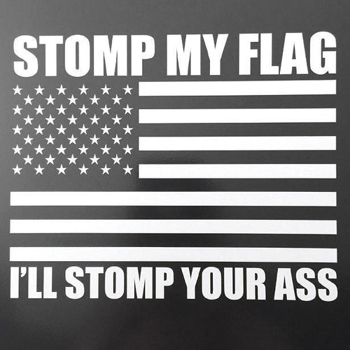KA Stomp My Flag Vehicle Decal
