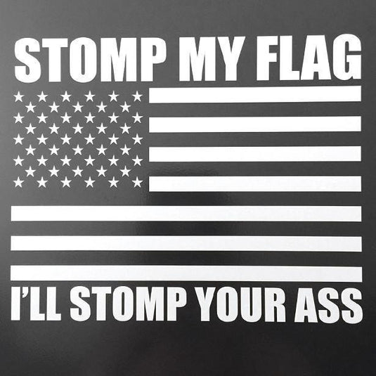 KA Stomp My Flag Vehicle Decal