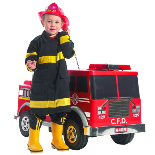 Load image into Gallery viewer, Kalee Firetruck Ride-On: Realistic 12-Volt Experience for Young Firefighters
