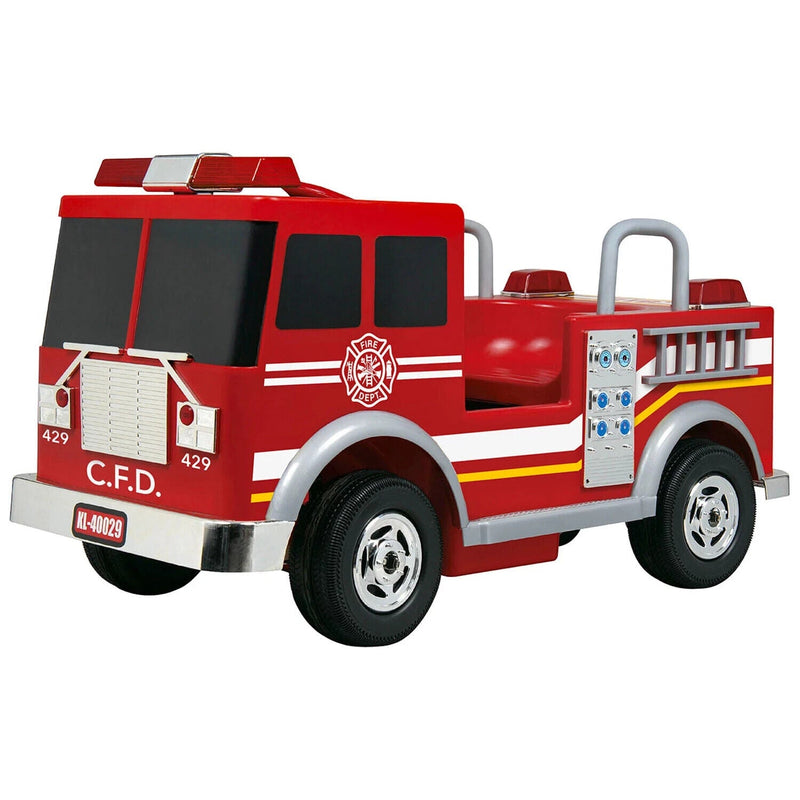 Load image into Gallery viewer, Kalee Firetruck Ride-On: Realistic 12-Volt Experience for Young Firefighters
