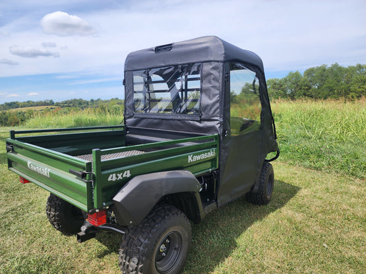 Kawasaki Mule 4000/4010 - Full Cab Enclosure for Hard Windshield