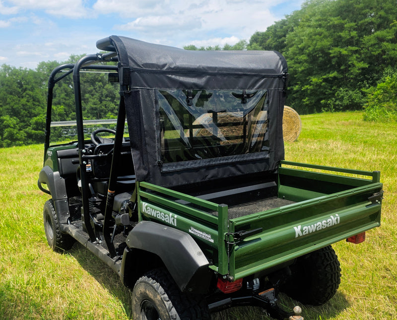 Load image into Gallery viewer, Kawasaki Mule 4000/4010 Trans - Soft Back Panel with Mesh/Vinyl Window
