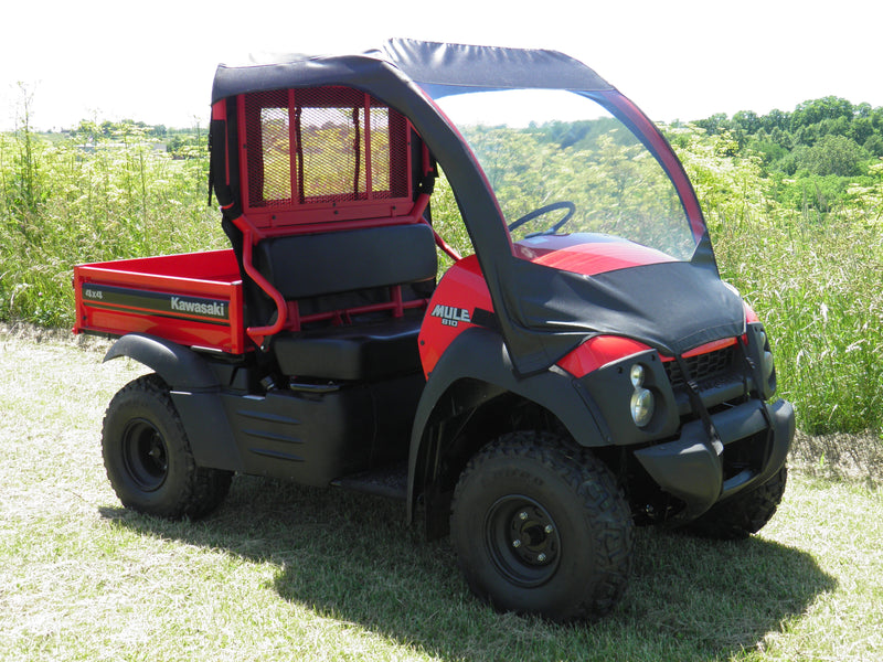 Load image into Gallery viewer, Kawasaki Mule 600/610 - Vinyl Windshield/Top/Rear Combo
