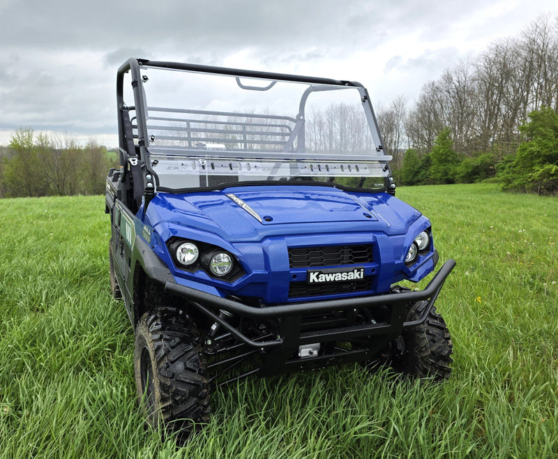 Load image into Gallery viewer, Kawasaki Pro FXR - 2 Pc Scratch-Resistant Windshield with Vent/Clamp Options
