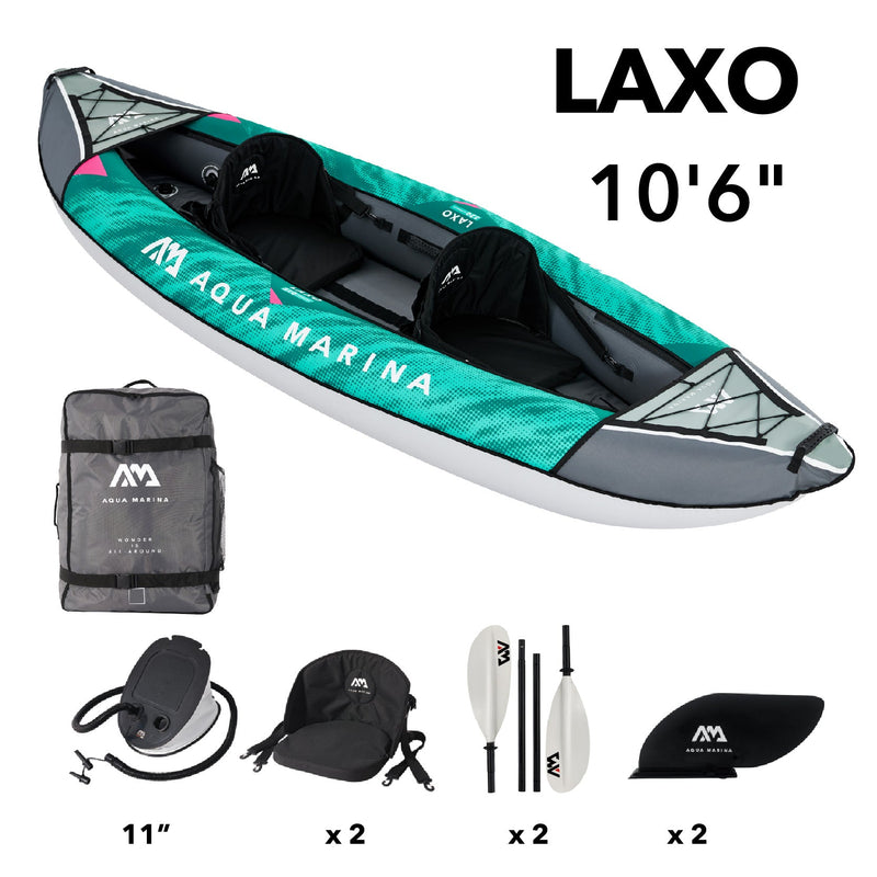 Load image into Gallery viewer, Aqua Marina LAXO 10'6" Inflatable Recreational Kayak
