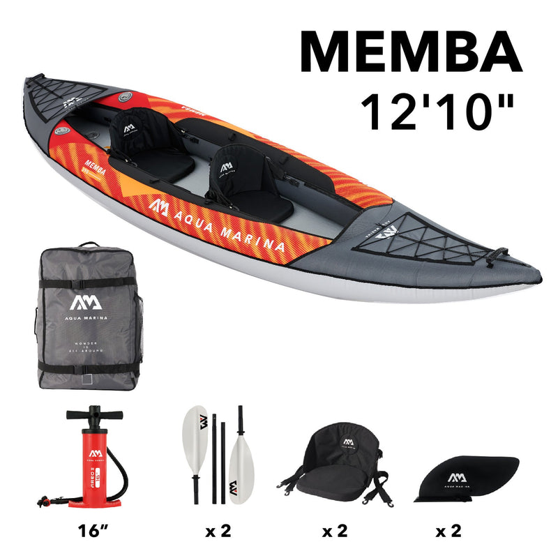 Load image into Gallery viewer, Aqua Marina MEMBA 12'10" Inflatable Touring Kayak
