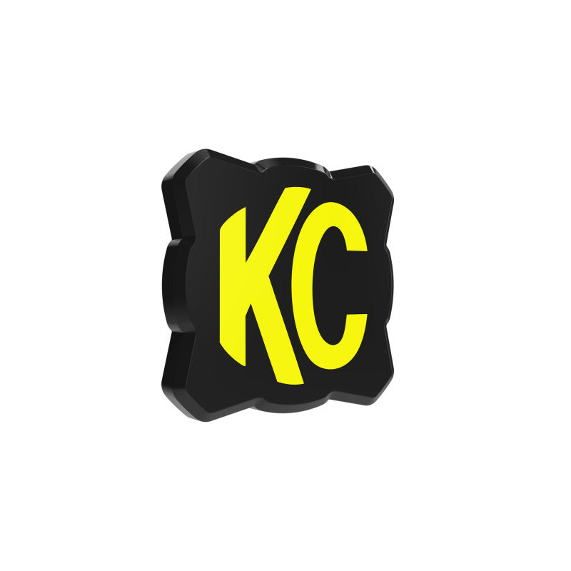 Load image into Gallery viewer, KC FLEX ERA 1 Light Cover - Black/Yellow KC Logo
