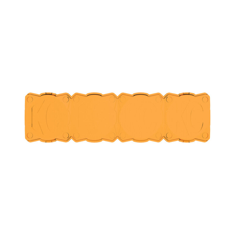 Load image into Gallery viewer, KC HiLiTES FLEX ERA LED Light Bar 10in. Light Shield - Amber (SHIELD ONLY)
