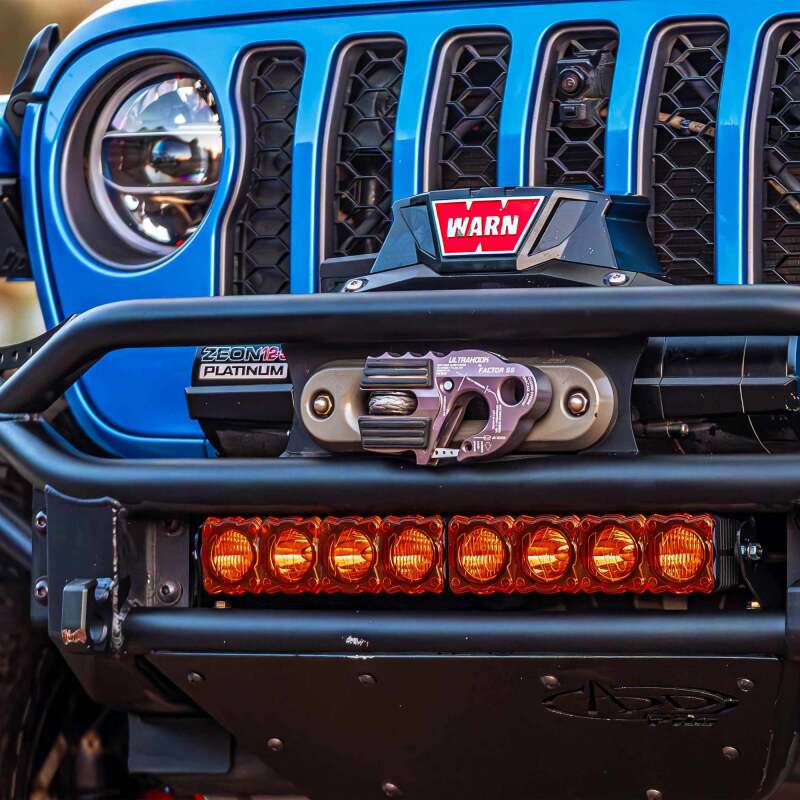 Load image into Gallery viewer, KC HiLiTES FLEX ERA LED Light Bar 10in. Light Shield - Amber (SHIELD ONLY)
