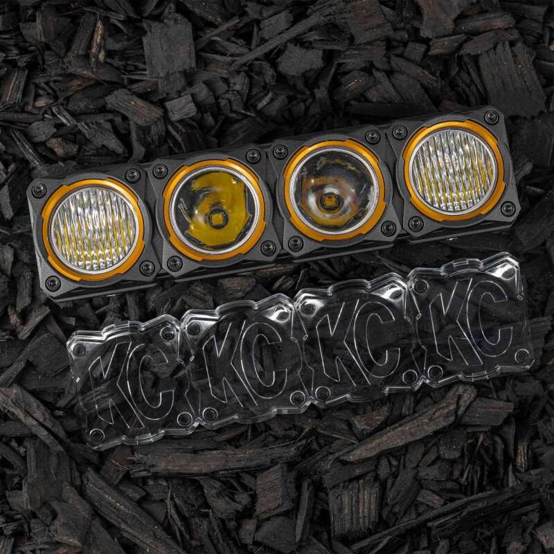 Load image into Gallery viewer, KC HiLiTES FLEX ERA LED Light Bar 10in. Light Shield - Clear (SHIELD ONLY)
