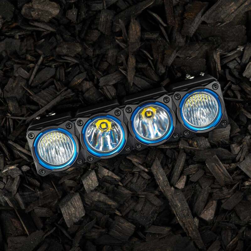Load image into Gallery viewer, KC HiLiTES FLEX ERA LED Light Bar Bezel Kit for 10in. Segments - Blue

