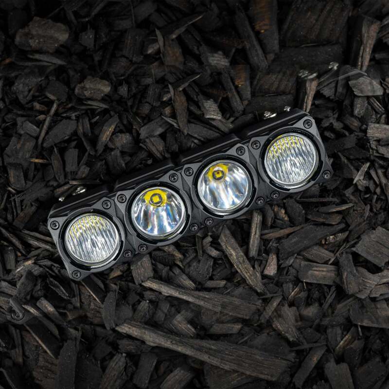 Load image into Gallery viewer, KC HiLiTES FLEX ERA LED Light Bar Bezel Kit for 10in. Segments - Gloss Black
