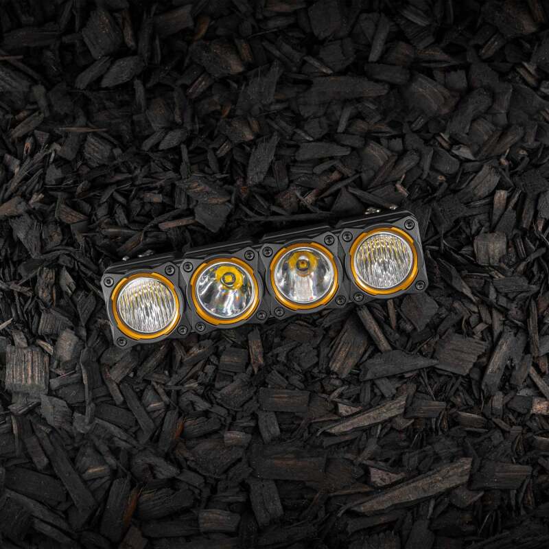 Load image into Gallery viewer, KC HiLiTES FLEX ERA LED Light Bar Bezel Kit for 10in. Segments - Gold
