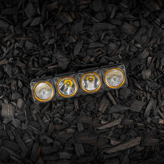 KC HiLiTES FLEX ERA LED Light Bar Bezel Kit for 10in. Segments - Gold