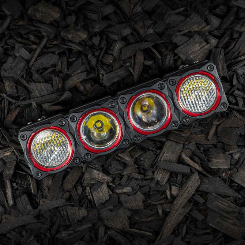 Load image into Gallery viewer, KC HiLiTES FLEX ERA LED Light Bar Bezel Kit for 10in. Segments - Red
