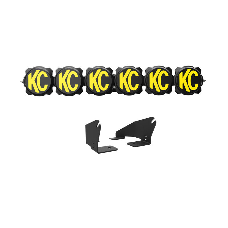 Load image into Gallery viewer, KC Gravity Pro6 39" LED Light Bar - Polaris RZR Pro R Overhead Kit
