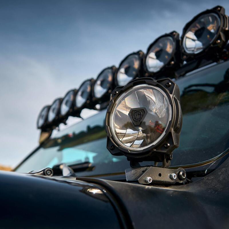 Load image into Gallery viewer, KC HiLiTES Gravity Titan LED 6in. - Pair Pack (SAE Driving Beam)
