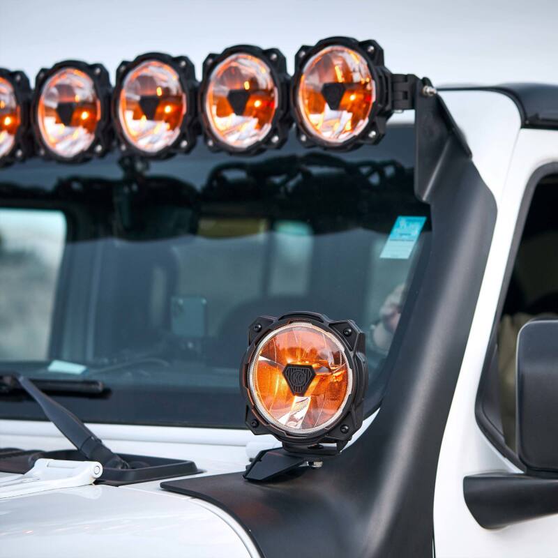 Load image into Gallery viewer, KC HiLiTES Gravity Titan LED 6in. - Pair Pack (Wide-40 Beam)
