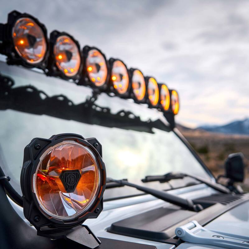 Load image into Gallery viewer, KC HiLiTES Gravity Titan LED 6in. - Single Light (Spot Beam)

