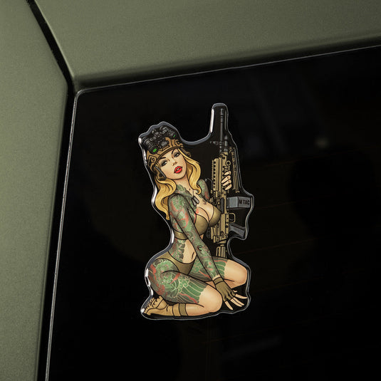 M-Tac Morale Sticker Tactical Girl