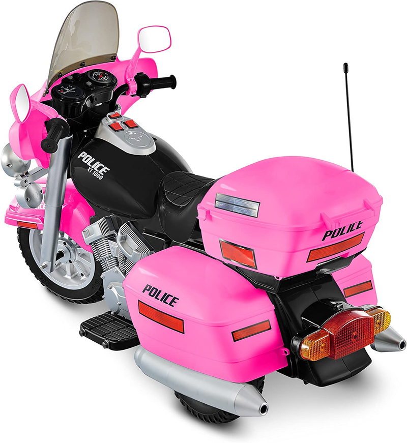 Load image into Gallery viewer, Kid Motorz 12V Pink Police Patrol Ride-On Car
