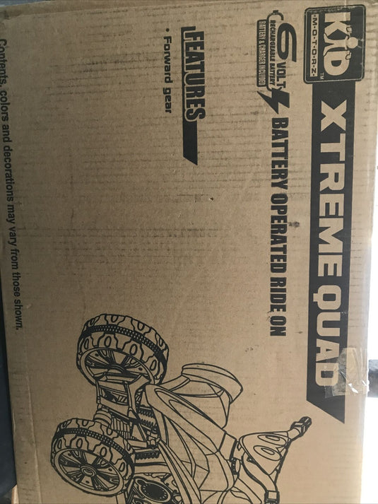 Kid Motorz Xtreme Quad Pink 6V Electric Ride-On Toy for Kids