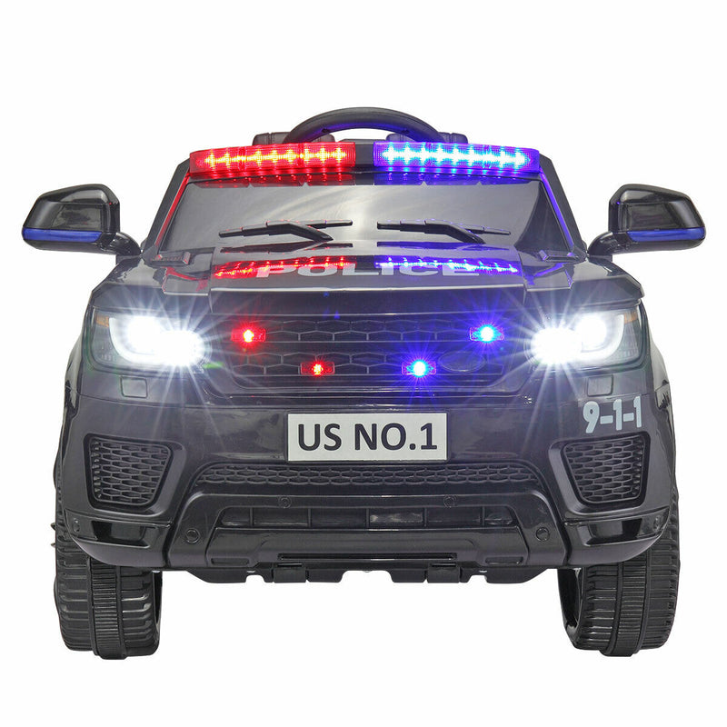 Load image into Gallery viewer, Kid Ride on Police Car with Parental Remote Control - 12V Battery Powered Electric Truck
