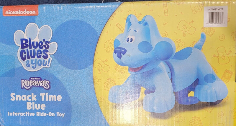 Load image into Gallery viewer, Kid Trax Blue&#39;s Clues Rideamals Interactive Ride-On Toy with Snack Time Feature - Brand New
