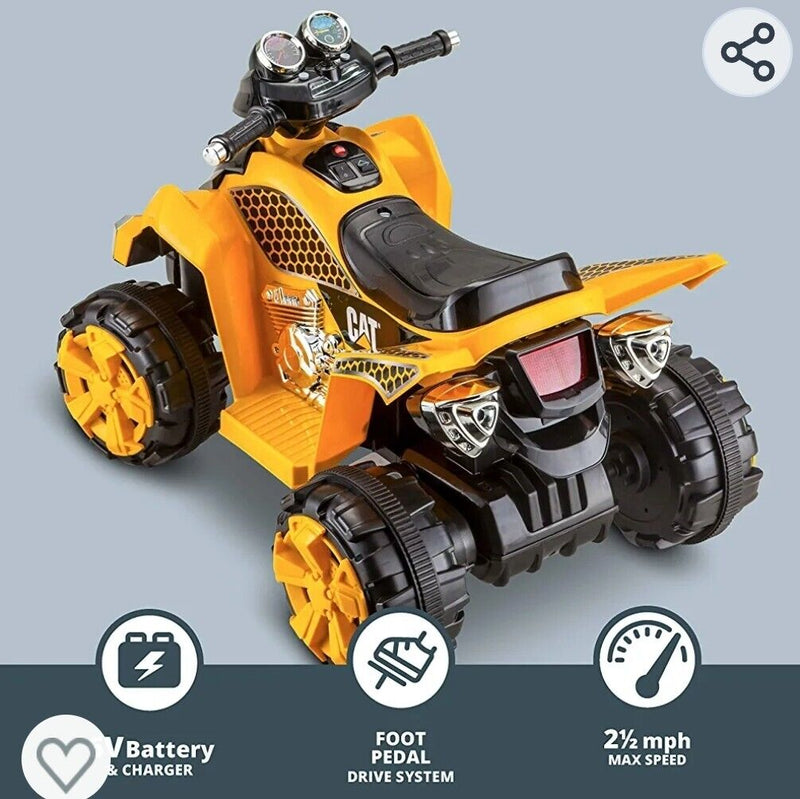 Load image into Gallery viewer, Kid Trax Caterpillar ATV 6V Ride-On Toy for Toddlers, Ages 3-5, Brand New in Box

