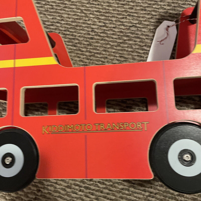 Load image into Gallery viewer, Kiddimoto London Bus Walker and Ride-On Toy for Toddlers (12-24 Months)
