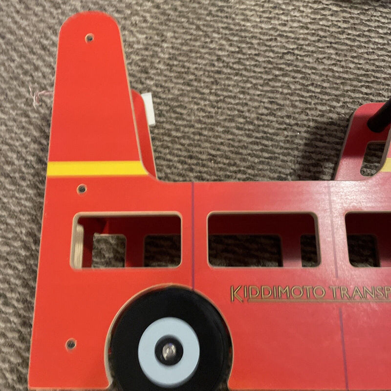 Load image into Gallery viewer, Kiddimoto London Bus Walker and Ride-On Toy for Toddlers (12-24 Months)
