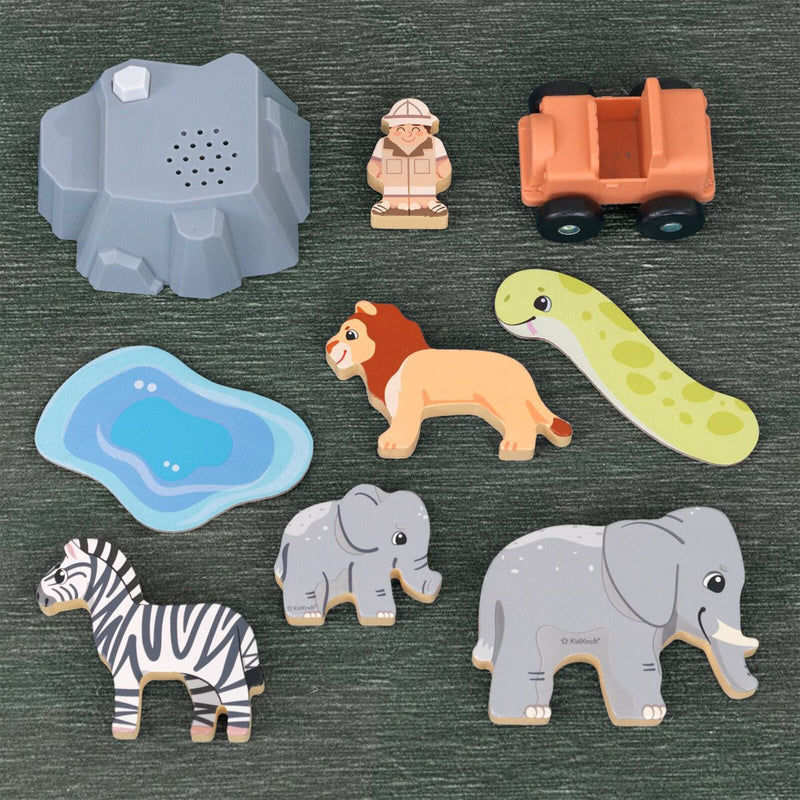 Load image into Gallery viewer, KidKraft Safari Adventure 2-in-1 Playset with Easy Assembly - Perfect for Kids Ages 3-5
