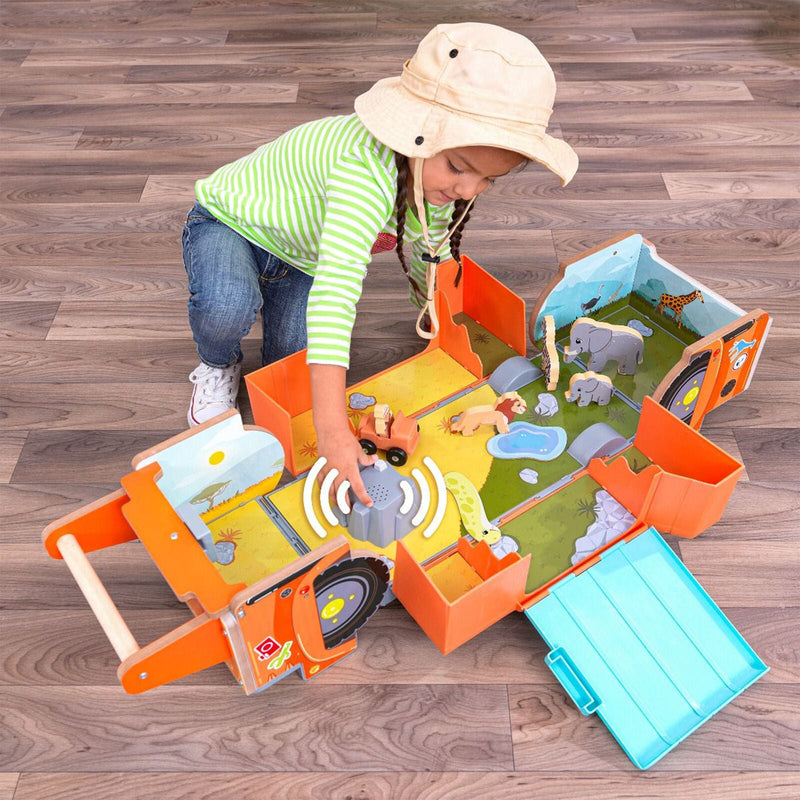 Load image into Gallery viewer, KidKraft Safari Adventure 2-in-1 Playset with Easy Assembly - Perfect for Kids Ages 3-5
