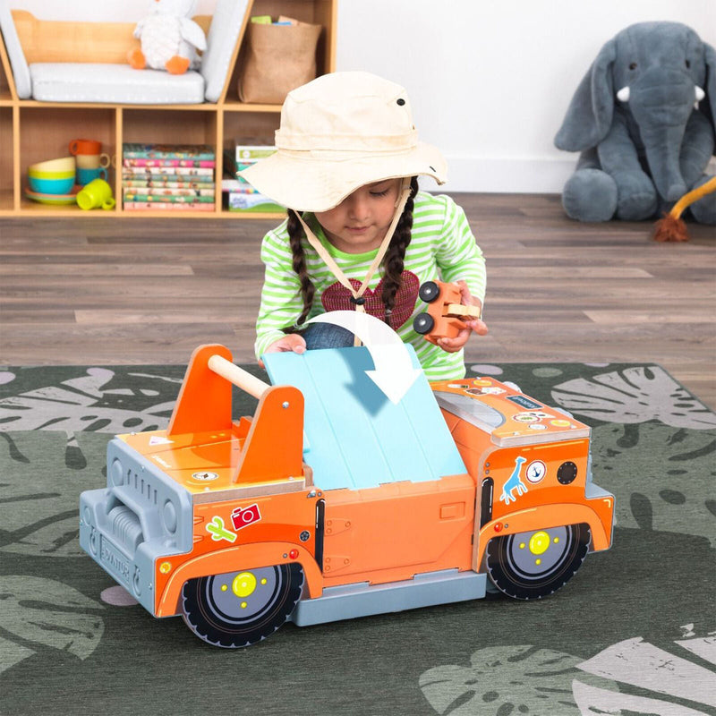 Load image into Gallery viewer, KidKraft Safari Adventure 2-in-1 Playset with Easy Assembly - Perfect for Kids Ages 3-5
