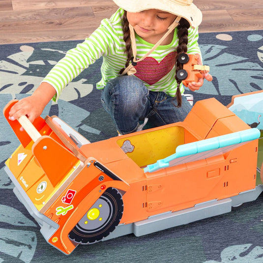 KidKraft Safari Adventure 2-in-1 Playset with Easy Assembly - Perfect for Kids Ages 3-5