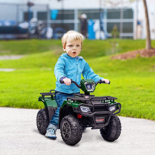Electric 4-Wheeler Kids Ride on Car with LED Lights and MP3 Player - 12V 40W Battery-Powered ATV for Kids