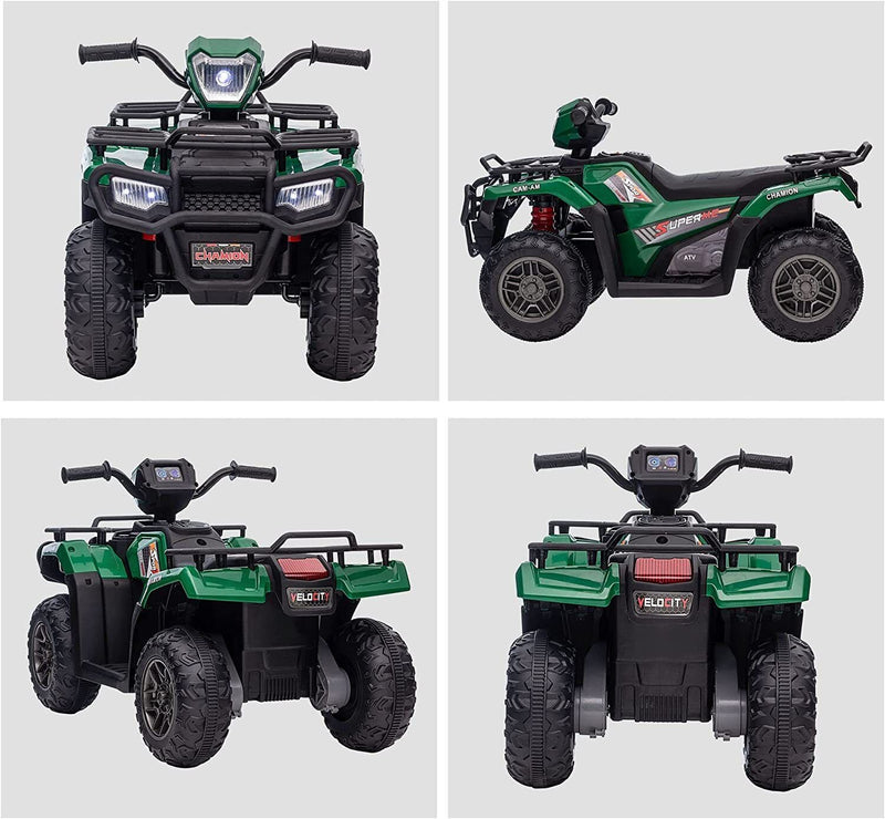 Load image into Gallery viewer, Electric 4-Wheeler Kids Ride on Car with LED Lights and MP3 Player - 12V 40W Battery-Powered ATV for Kids
