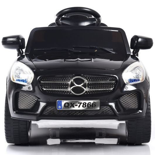 Load image into Gallery viewer, Kid&#39;s 6V Remote Control Car with LED Lights - Long-Lasting and Stylish in Black
