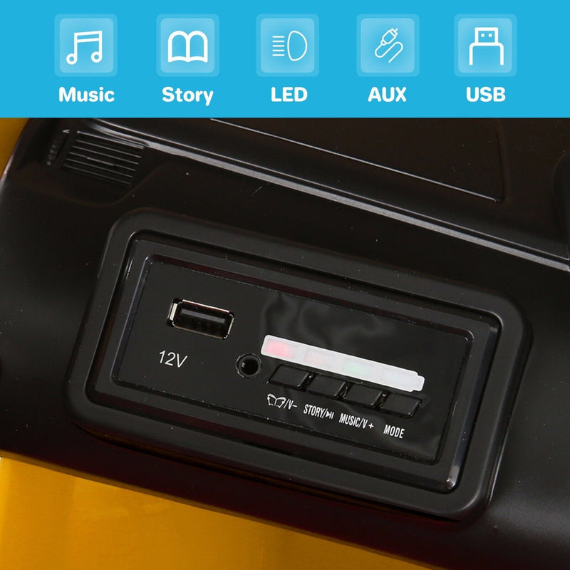 Load image into Gallery viewer, Kids Electric Jeep Truck with Remote Control, 3 Speeds, LED Lights, and MP3 Player - 24V/12V
