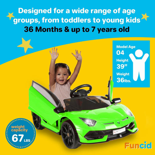 Kids Electric Jeep Truck with Remote Control, 3 Speeds, LED Lights, and MP3 Player - 24V/12V