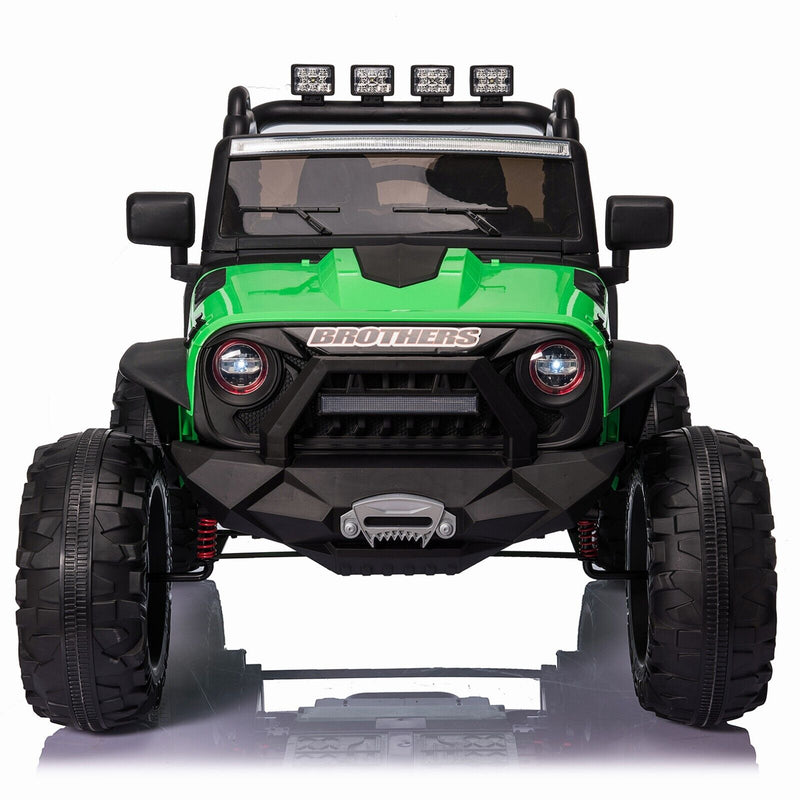 Load image into Gallery viewer, 400W Electric Kids Truck JEEP with MP3, LED Lights, and Remote Control - 24V Ride On Car for Kids
