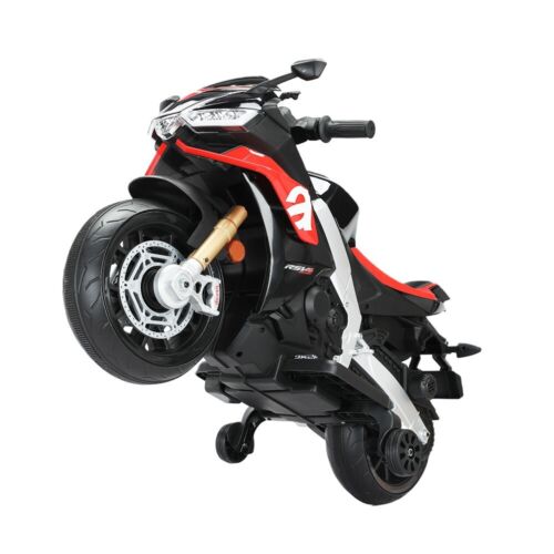 Load image into Gallery viewer, Kid&#39;s Electric Motorcycle with LED Lights and Bluetooth - 12V Ride-On Motorbike
