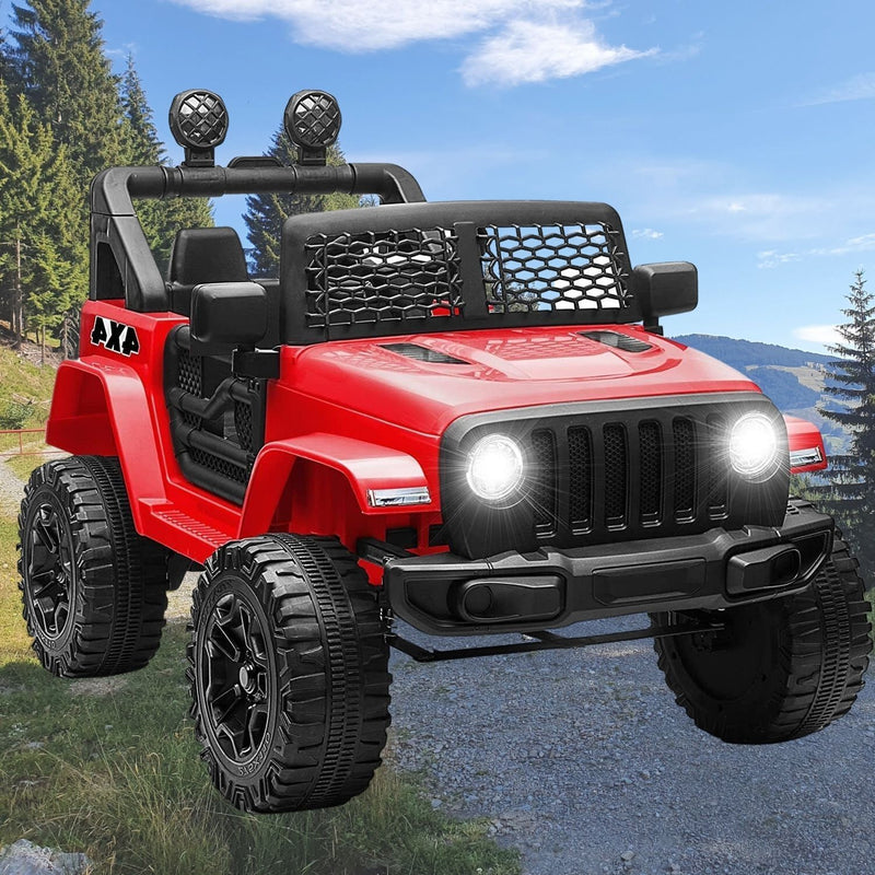 Load image into Gallery viewer, Kids Electric Ride On Car with Remote Control and MP3 Player - 2 Seater 12V Truck with 7AH Power
