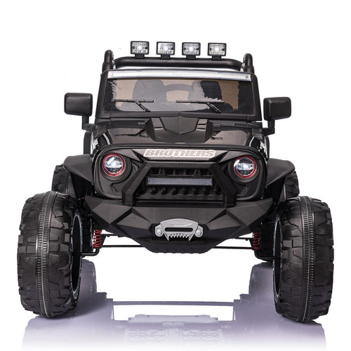 Kids Electric Ride On Truck with Remote Control and LED Lights - 24V 400W